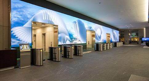Licht en dun 1000*250mm 750*250mm Indoor HD LED Video Wall P1.5 P1.953mm Verschillende vormen