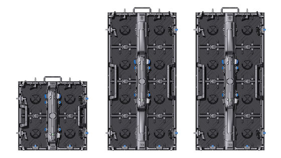 Indoor en outdoor verhuur display schermen geschikt voor cirkelvormige, vierkant en gebogen LED video muren, met P1.953mm en P2.6mm resoluties
