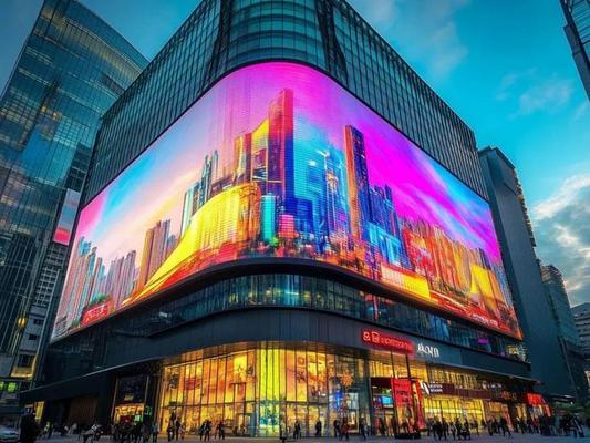 P25-31.25mm Large Spacing High Permeability Outdoor Advertising LED Display with 2K-4K Resolution and Die Cast Aluminum Box