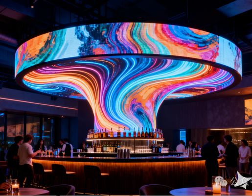 GOB Stage Concert LED-scherm met 7680Hz hoge verversingsfrequentie, 160° horizontale / 140° verticale kijkhoek en eenpuntskalibratie voor meeslepend beeld