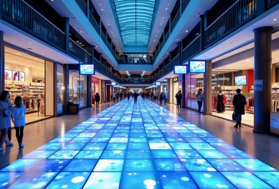P1.9mm P2.6mm waterdicht en drukbestendig vloer LED-scherm