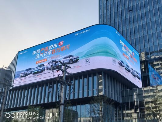 Buiten 8000Nits Helderheid Energiebesparende IP65 Waterdichte Grote LED Reclamemuur P6 P8 P10mm