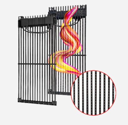 Buiten High Transmittance IP65 Beschermde Gmesh-T Grid Scherm met Front Onderhoudsontwerp voor Gevels