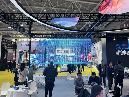 Goede prijs Buiten Gmesh-T-serie transparante LED-display met 10.000 Nits helderheid, IP65-bescherming en lichtgewicht ontwerp online